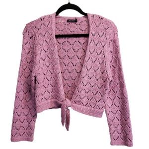 The Limited Diamond Crochet Shrug